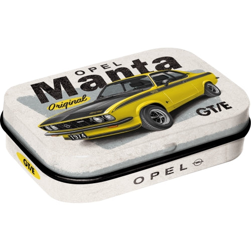 Pillendose "Opel Manta GT/E" (1.6 x 6 x 4 cm)