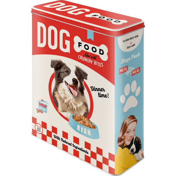 Vorratsdose XL "Dog Food" (19 x 26 x 8 cm)