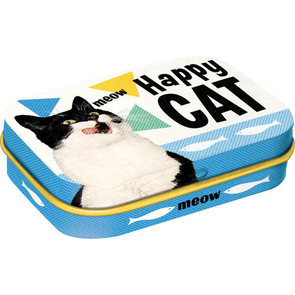 Pillendose "Happy Cat" (6 x 4 x 1.6 cm)