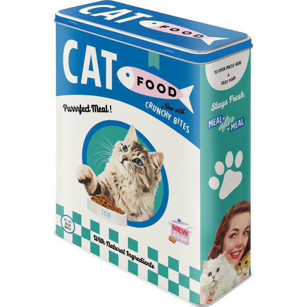 Vorratsdose "Cat Food" (19 x 26 x 8 cm)