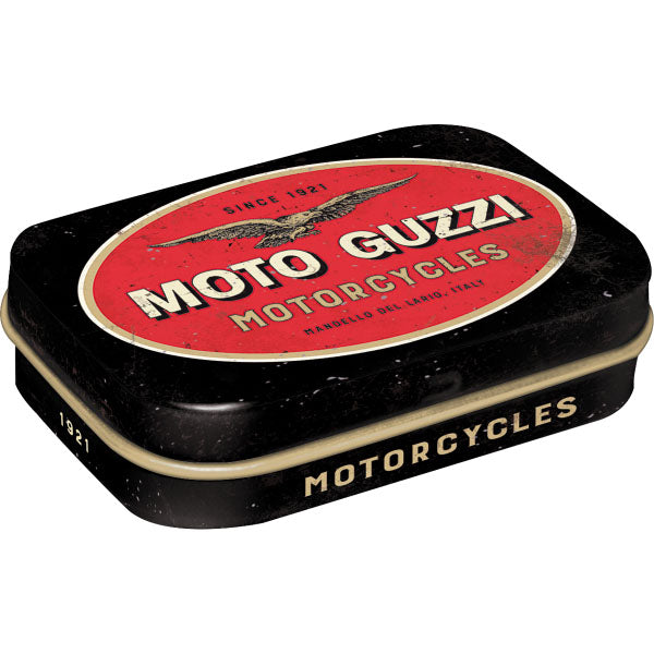 Pillendose "Moto Guzzi" (6 x 4 x 1.6 cm)
