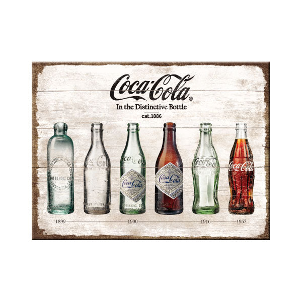 Magnet "Coca-Cola - Bottle Timeline"