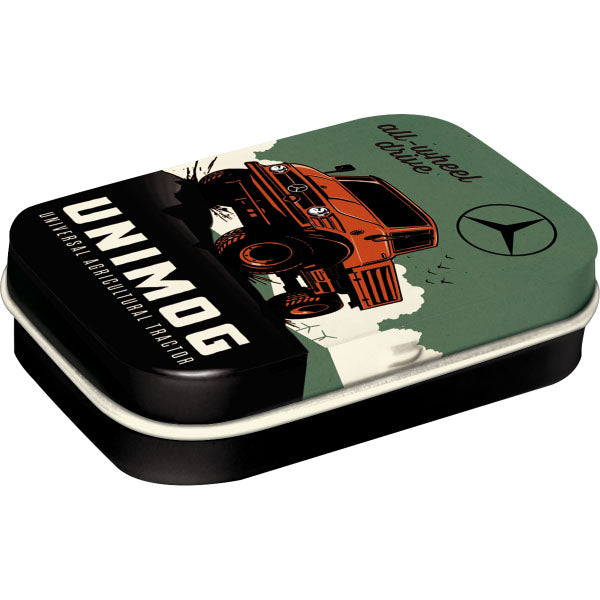Pillendose Daimler Truck Unimog (6 x 4 x 1.6 cm)