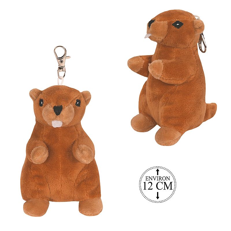 Plüsch Murmeltier, braun (12 cm)