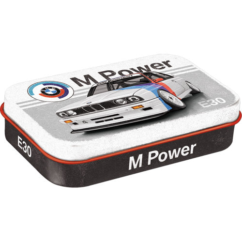 Pillendose "BMW Motorsport M Power E30" (6 x 10 x 2 cm)