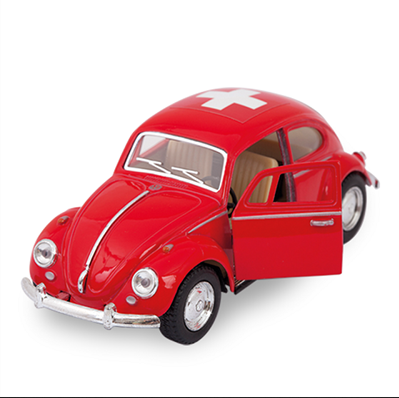 VW Käfer mit CH-Kreuz