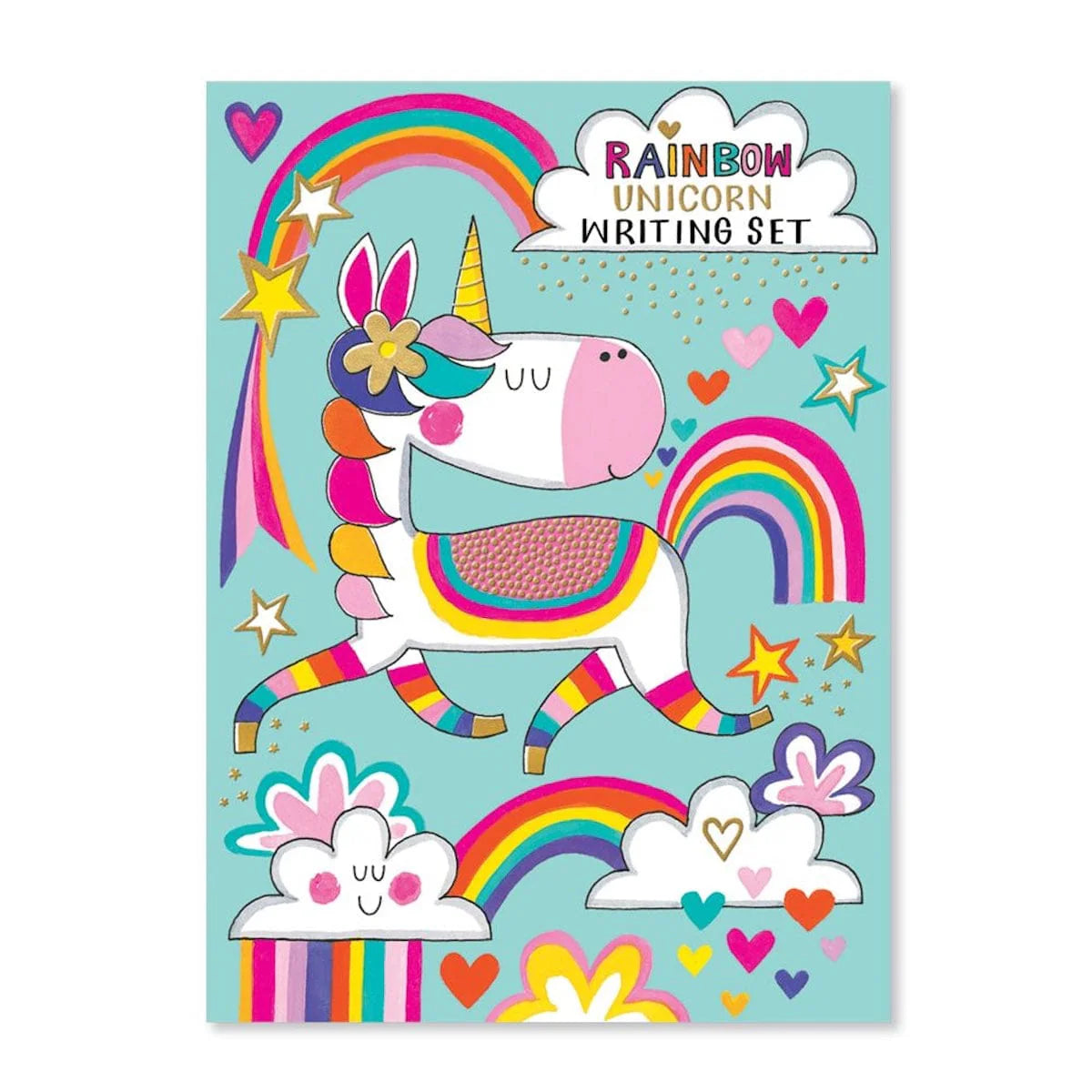 Schreibset "Rainbow Unicorn" (50 x 65 x 2 cm)
