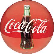 Blechschild "Coca Cola", rund (35.0 x 35.0)