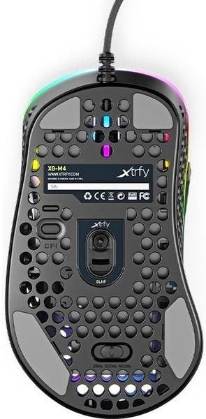Xtrfy Gaming-Maus M4 RGB - schwarz