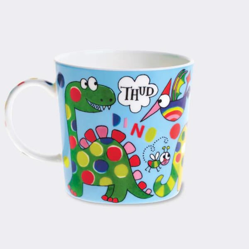 Tasse "Comic Dinosaurier" (Porzellan)