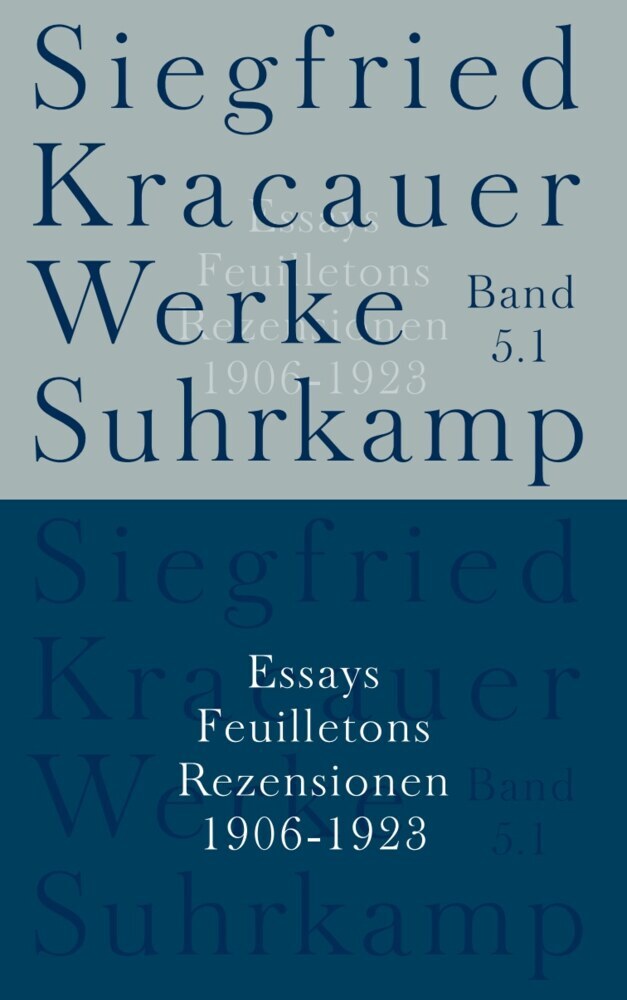Werke in neun Bänden, 4 Teile (Siegfried Kracauer)