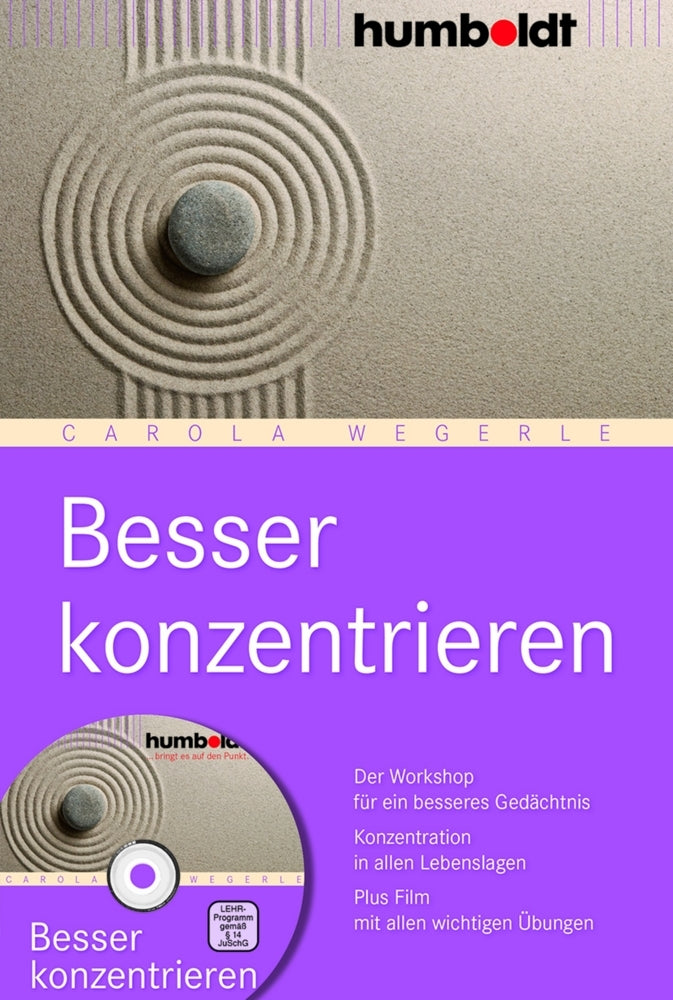 Besser konzentrieren, m. DVD (Carola Wegerle)