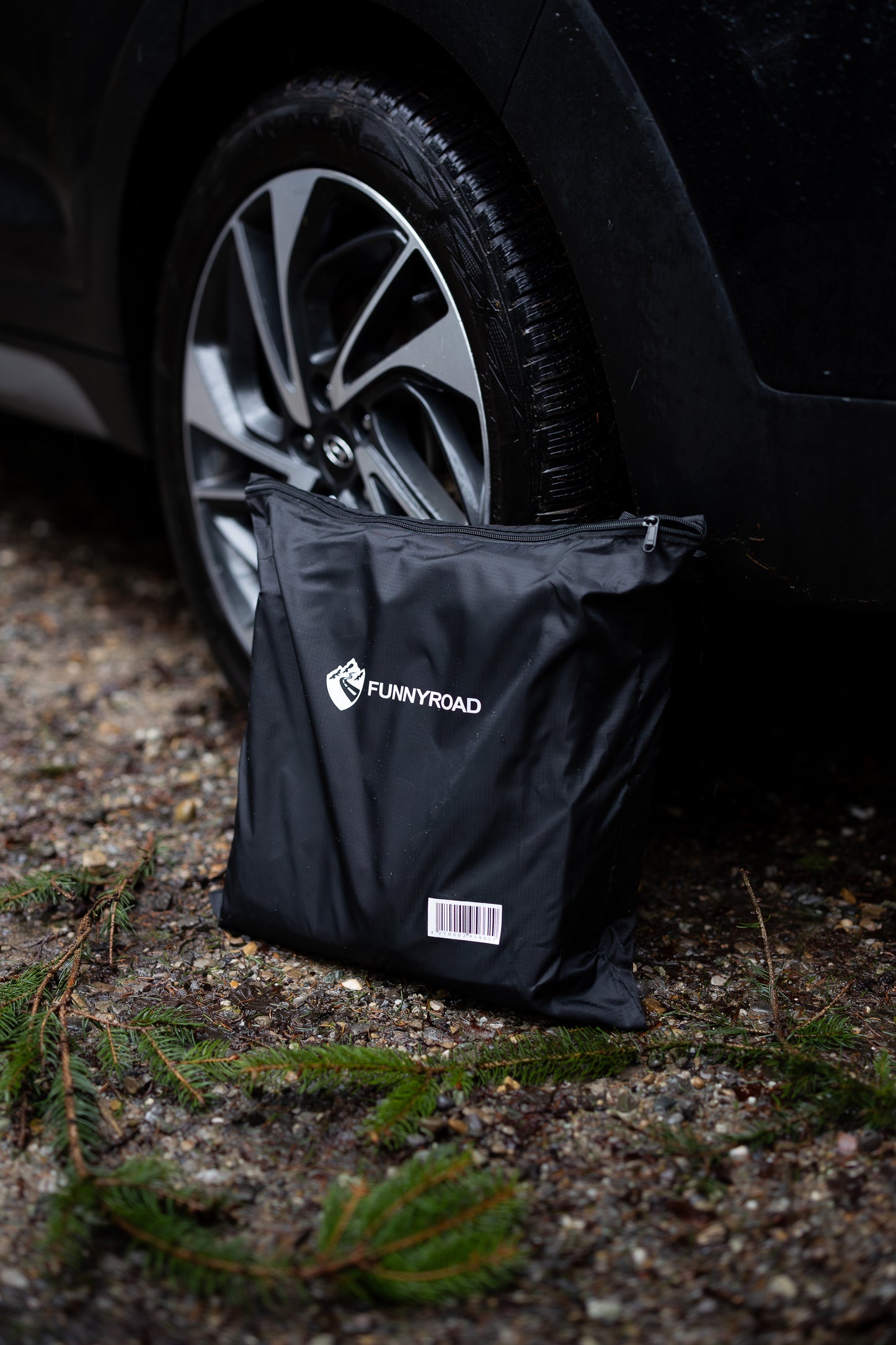 Funnyroad Kühltasche 40 L (silber/blau, zusammenfaltbar)