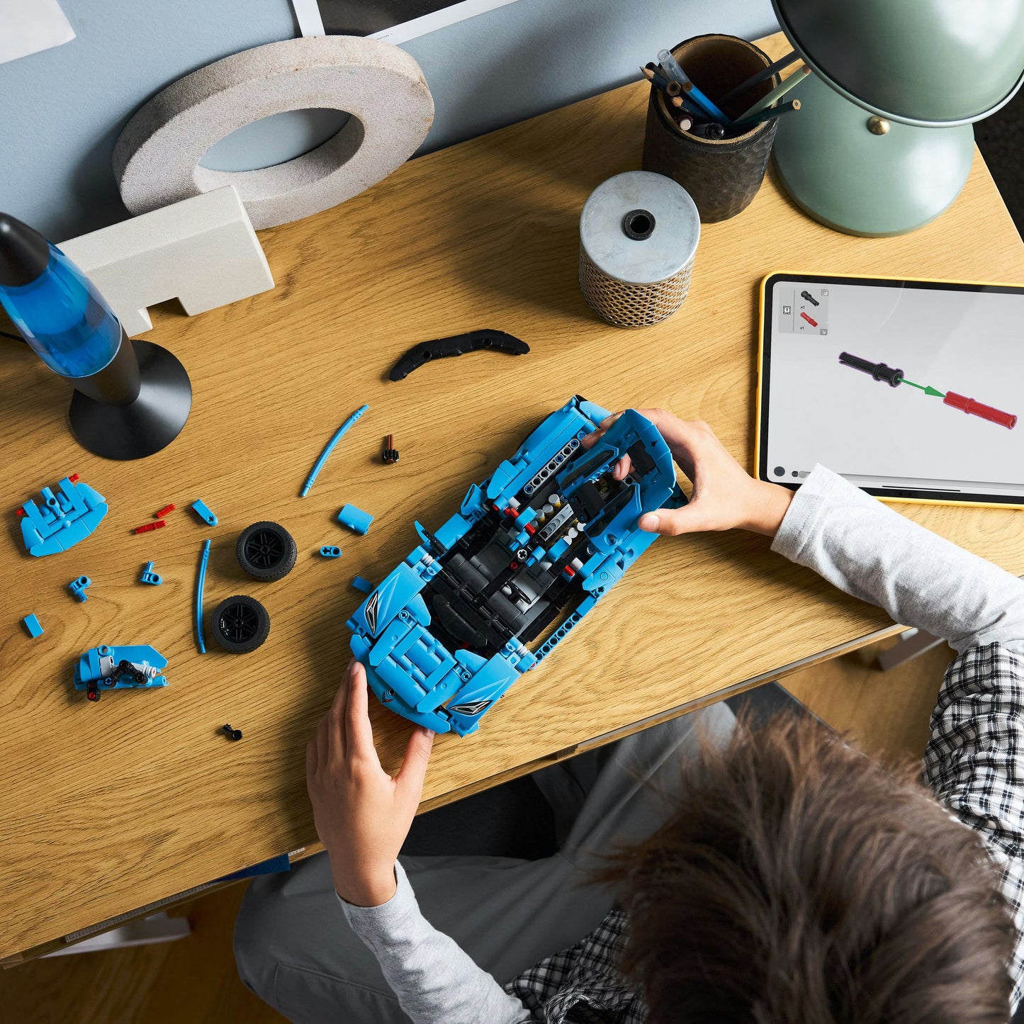 Lego Chevrolet Corvette Stingray in Blau (42217)