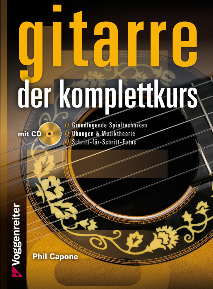 GITARRE - DER KOMPLETTKURS, m. 1 Audio-CD (Phil Capone)