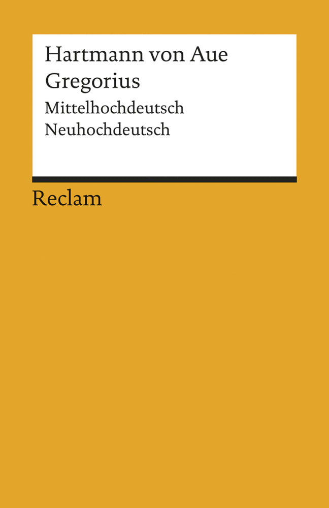 Gregorius. Mittelhochdeutsch/Neuhochdeutsch (Hartmann Von Aue)