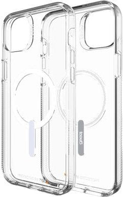 Gear4 D3O Snap Case Crystal Palace Clear für iPhone 14 Plus, Magsafe