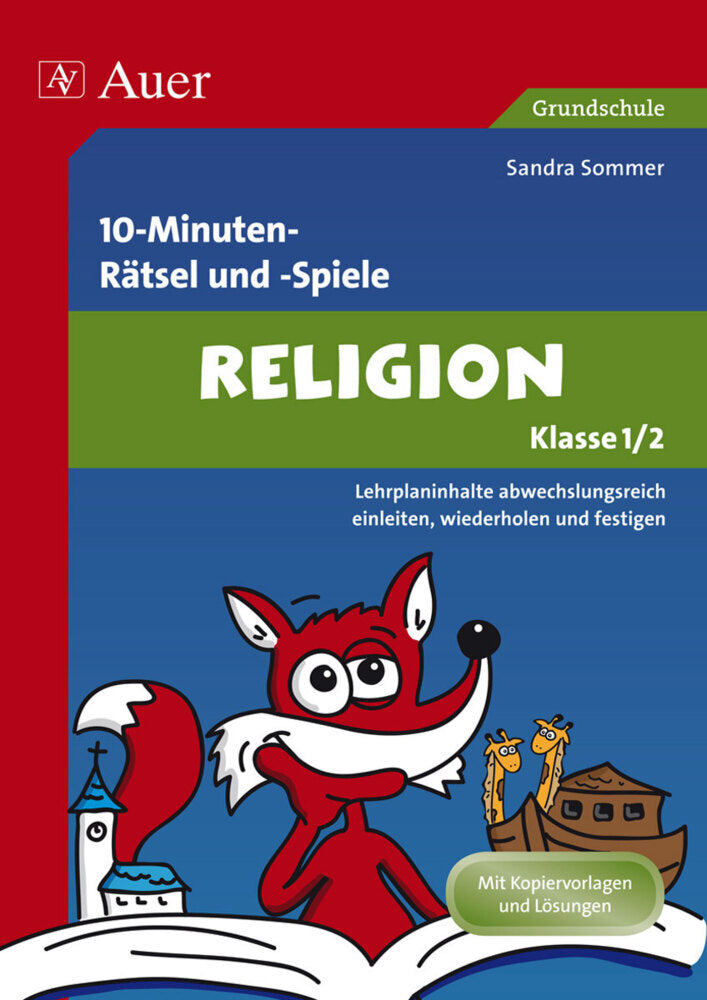 Spielerischer Lernspaß Religion 1./2. Klasse (Sandra Sommer)