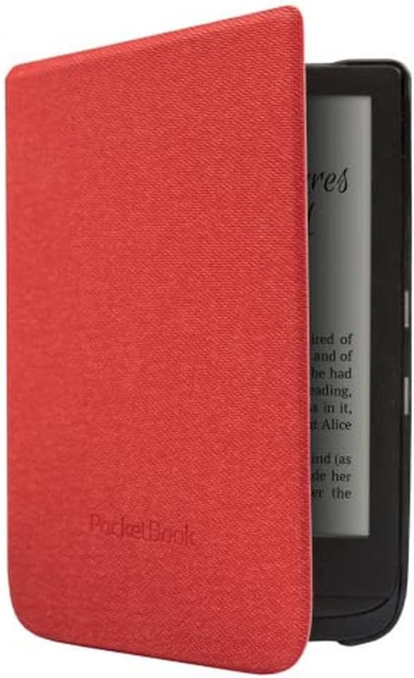 Cover SHELL red für PocketBook Touch HD 3, Touch Lux 4, Basic Lux 2 - E-Reader-Hülle