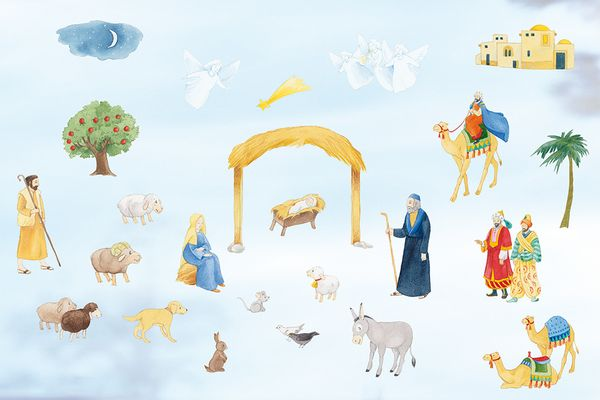 Rica auf dem Weg nach Bethlehem, Folien-Adventskalender