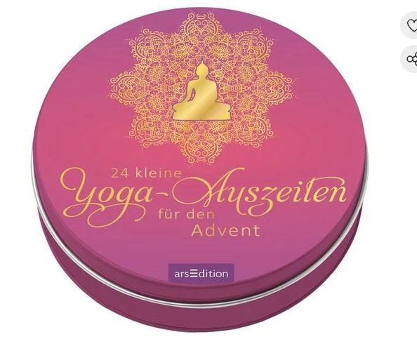Adventskalender in der Dose. 24 kleine Yoga-Auszeiten für den Advent
