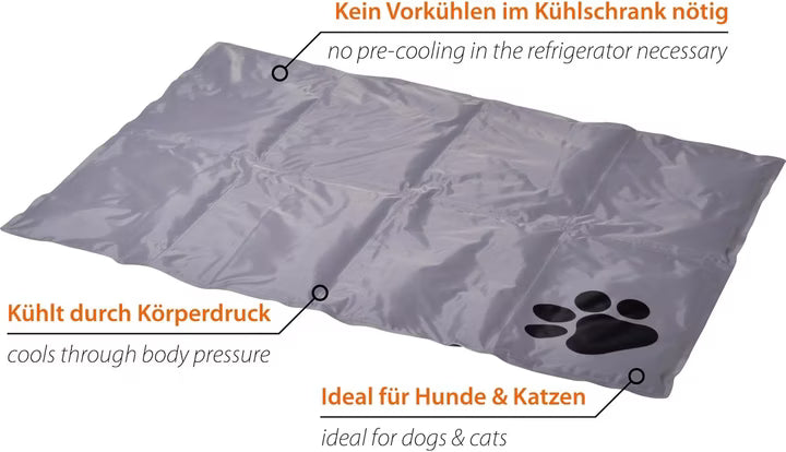 Haustier-Kühlmatte 90x100 grau