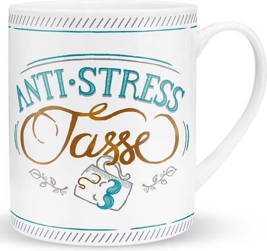 Sheepworld Kaffeetasse Anti-Stress 600 ml, 1 Stück, Weiss