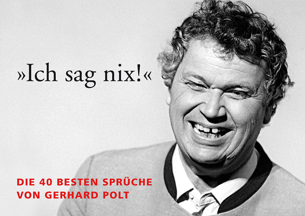 Postkartenbuch »Ich sag nix!« (Gerhard Polt)