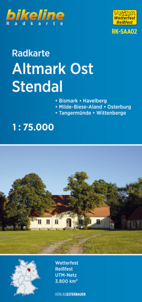 Bikeline Radkarte Altmark Ost, Stendal (Esterbauer Verlag)