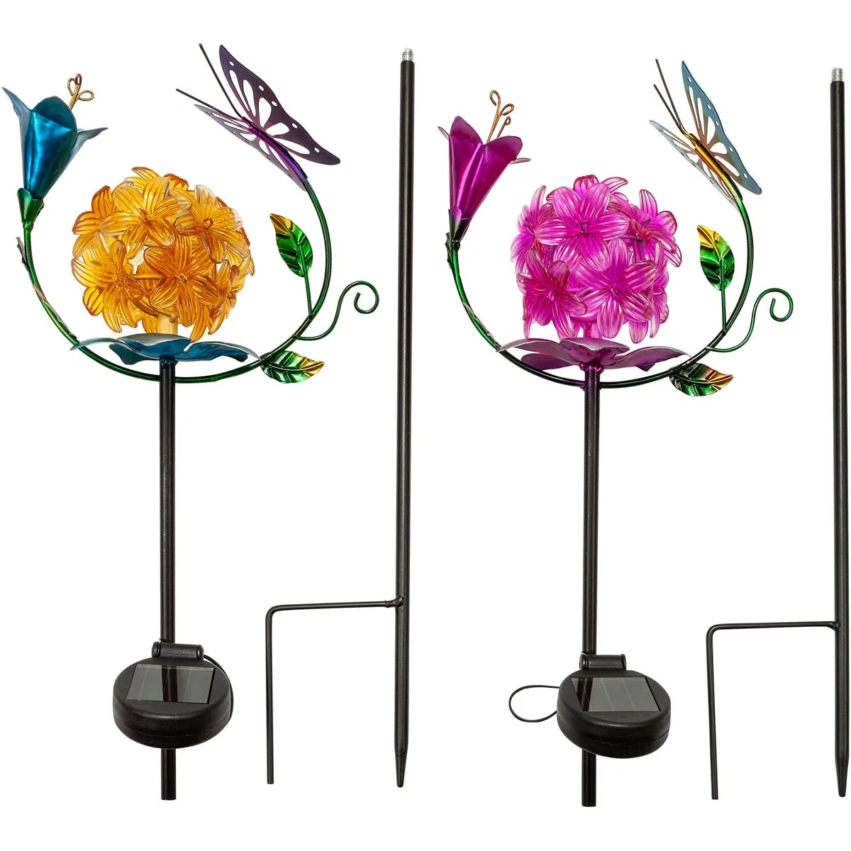 Solar-Gartenstecker "Spring Time" 2er-Set