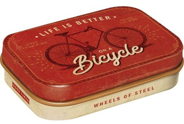Life Is Better On A Bicycle Mint Tin - Sugar Free Mints
