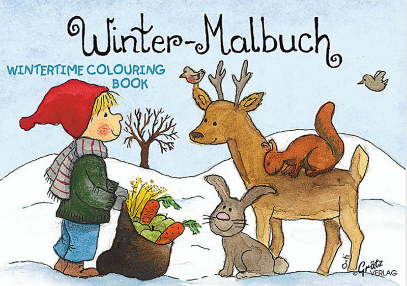 Mini Malbuch-Winter