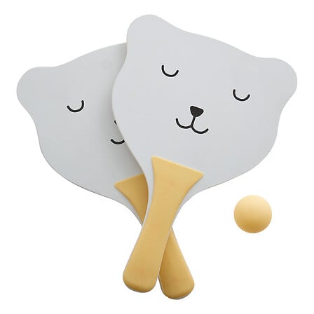 Strandschlägerspiel "Boro" mit Teddybär-Motiv