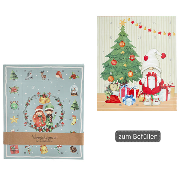 Adventskalender "Für Dich", 24 Türchen zum Selbstbefüllen