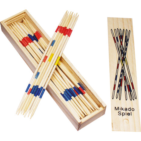 Mikado-Spiel in Holzbox