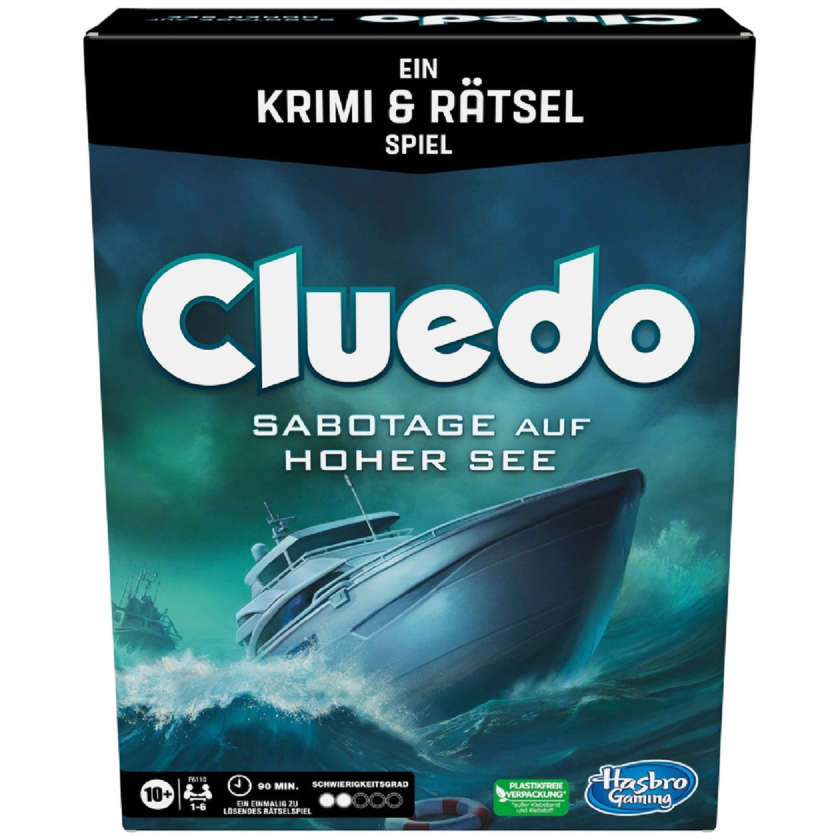 Cluedo "Sabotage auf hoher See" Krimi- und Rätselspiel