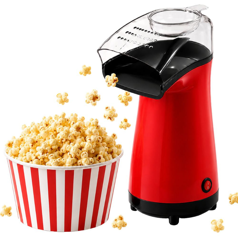 Heissluft-Popcorn-Maker (rot, 1200 W)