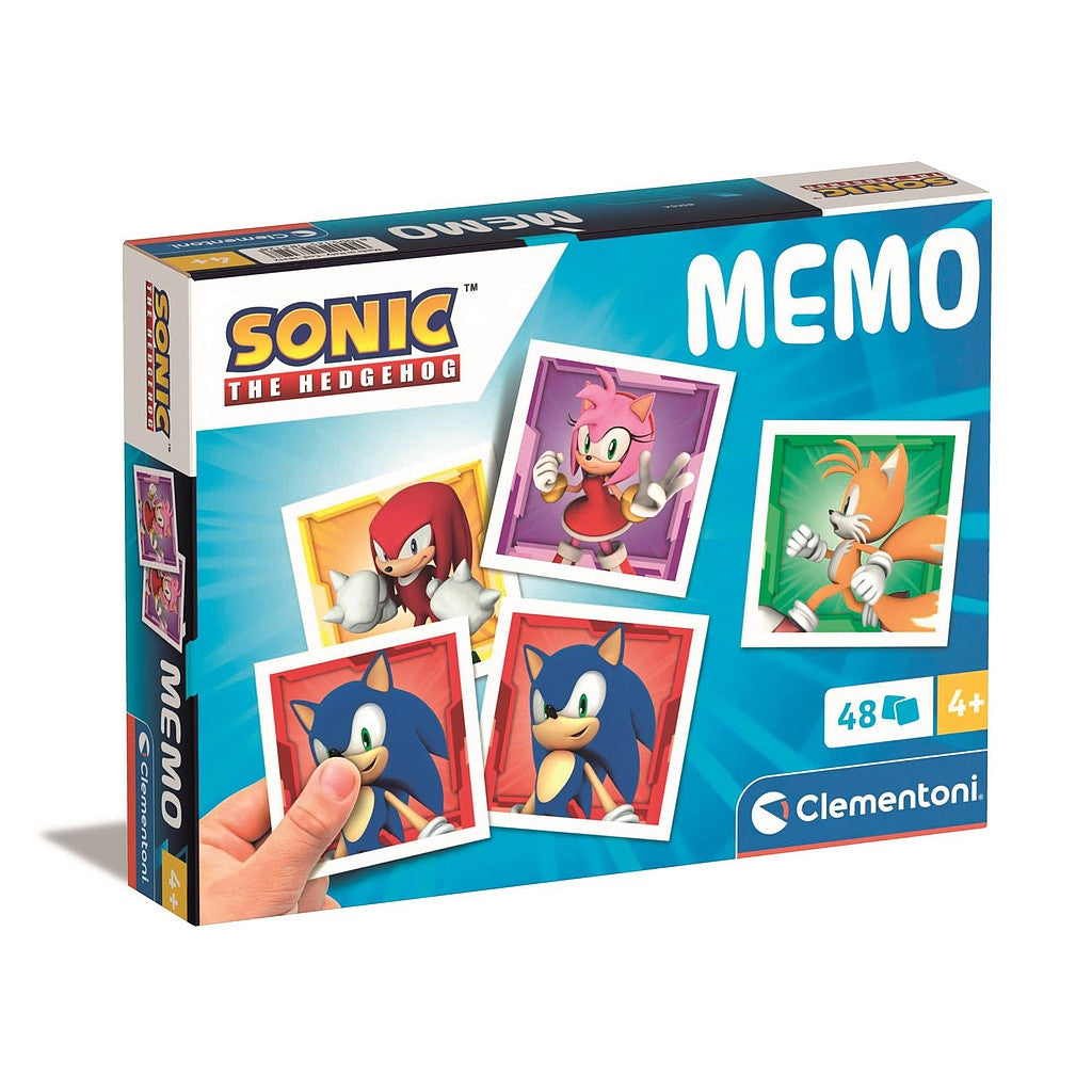 Clementoni Memo-Spiel "Sonic the Hedgehog" (48-teilig)