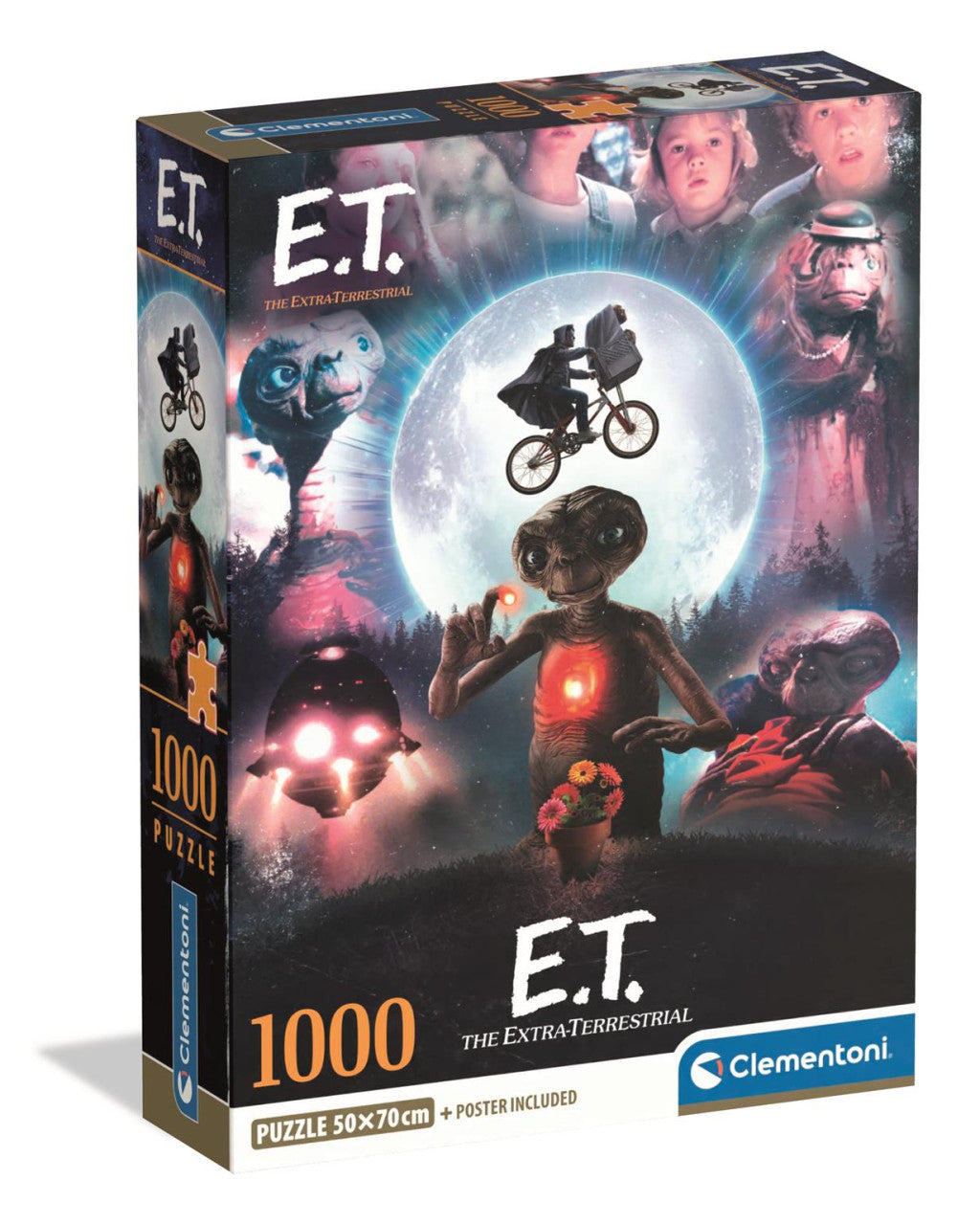 Clementoni Kompaktpuzzle "E.T. - Der Ausserirdische" (1000 Teile, mit Poster)