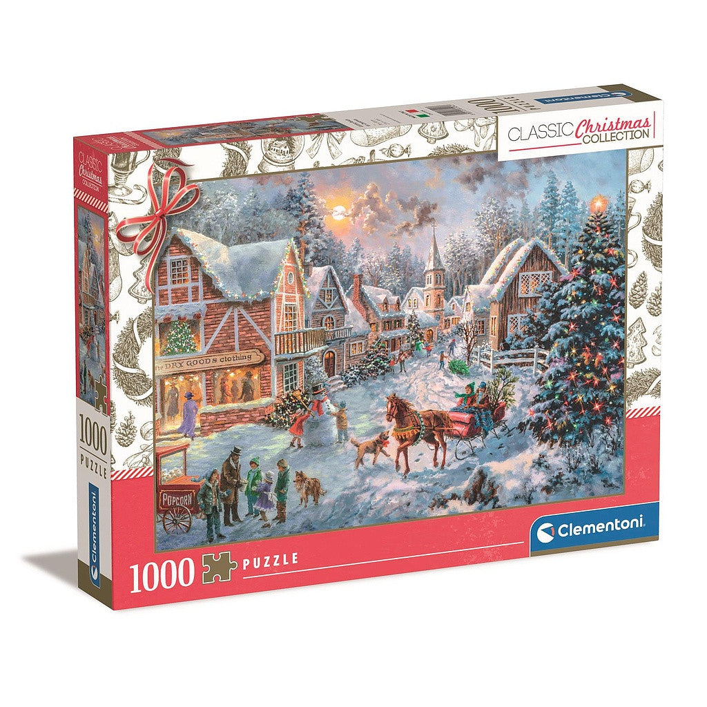 Clementoni Puzzle "Weihnachtsvorbereitungen" (1000 Teile)