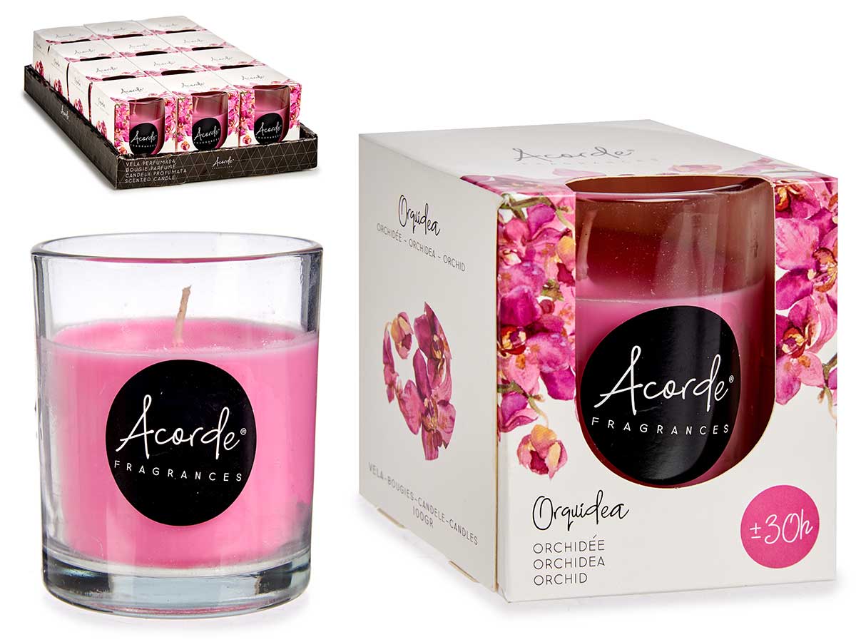 Duftkerze "Orchidee" im Glas