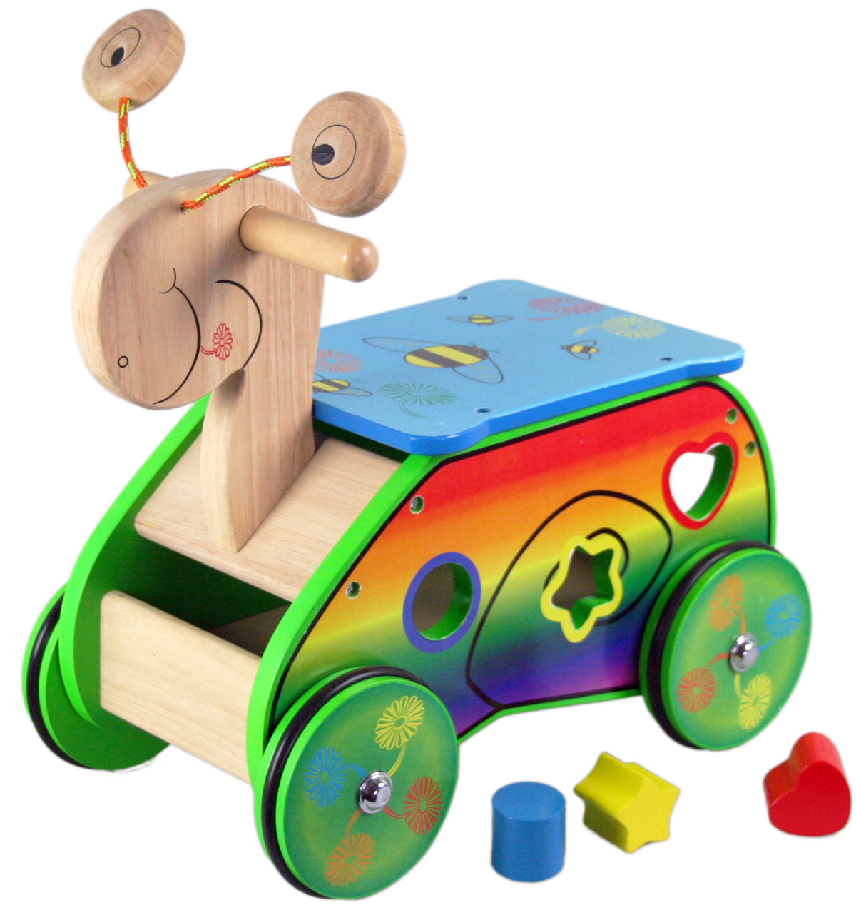 Rutschfahrzeug "Primi Passi" mit Steckspiel