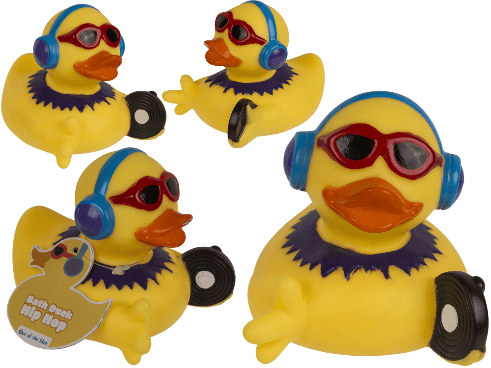 Badeente "Hip Hop" mit Kopfhörern