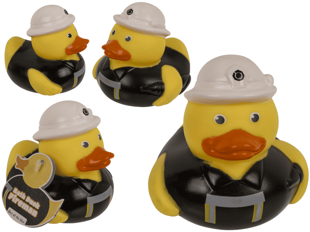Badeente "Feuerwehrmann"
