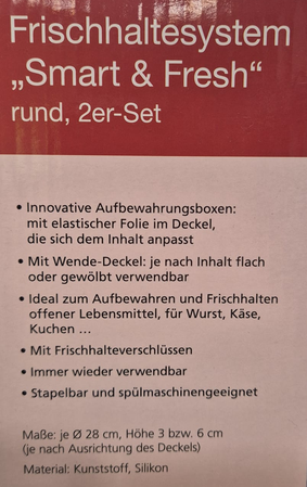 Frischhalte-System Smart&Fresh 2er Set,