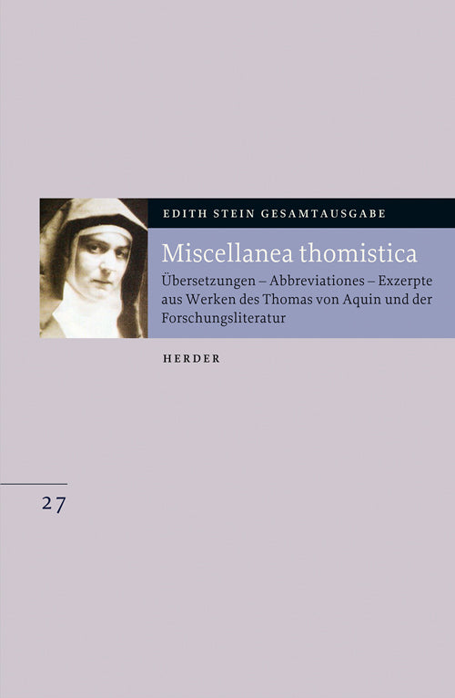 Miscellanea thomistica (Edith Stein)