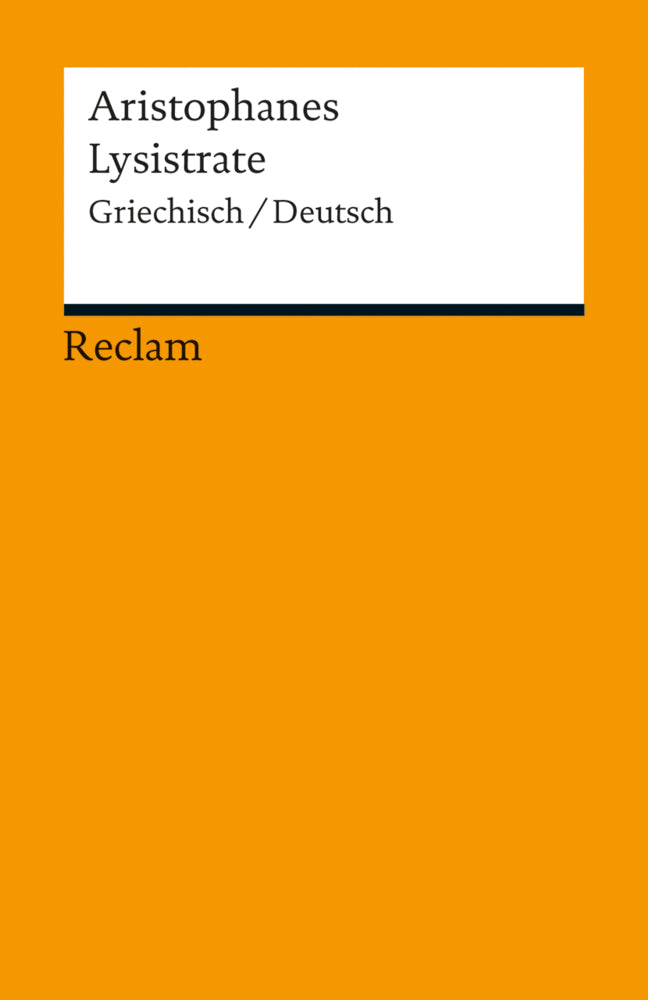 Lysistrate. Griechisch/Deutsch (Aristophanes)