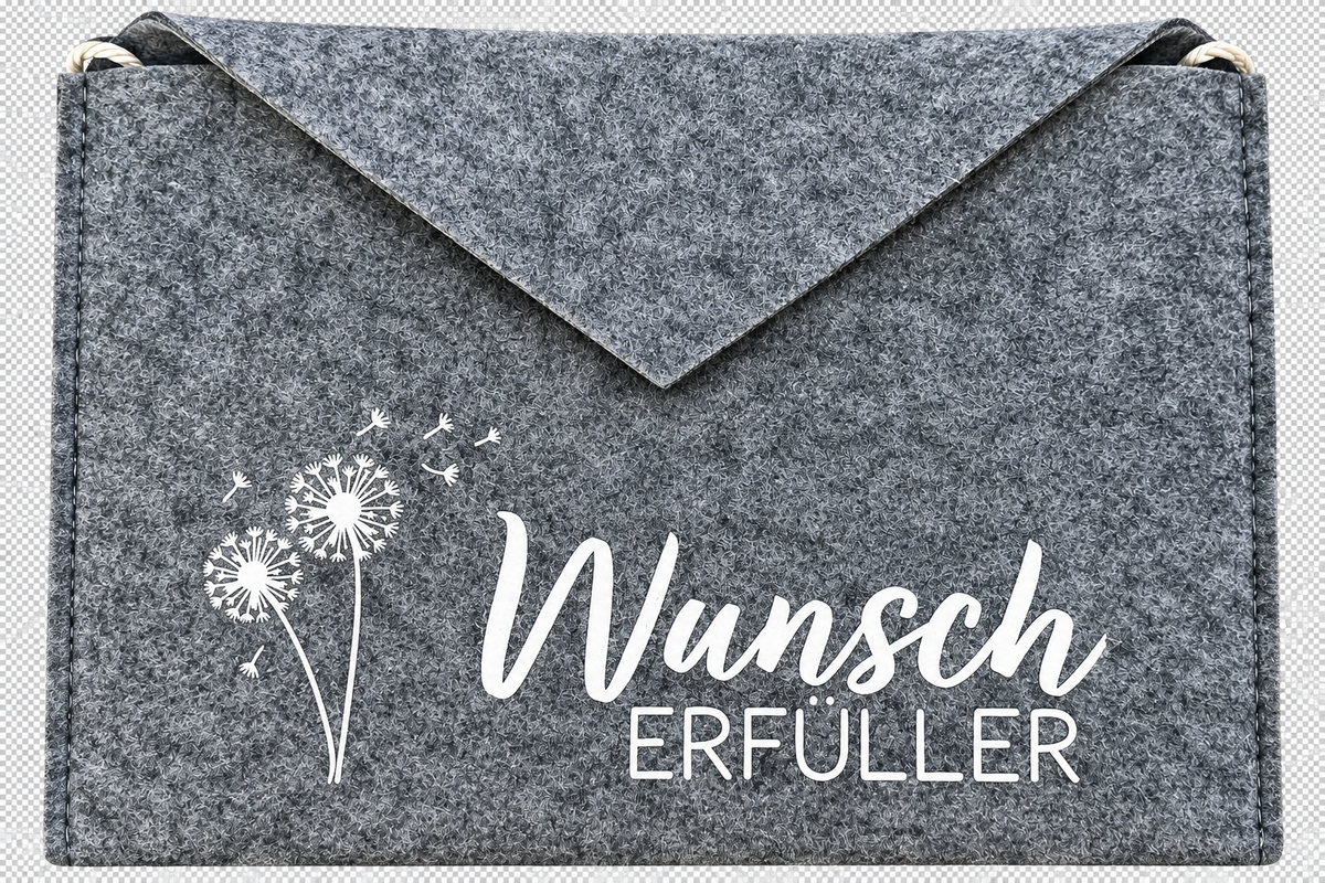 Filz-Geldgeschenk Umschlag "Wunsch erfüller"