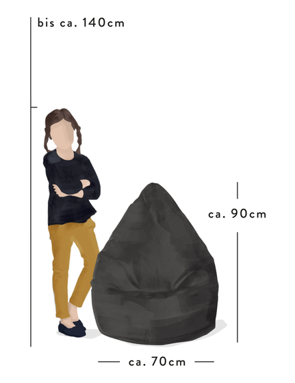 Sitzsack Brava Bean Bag L petrol