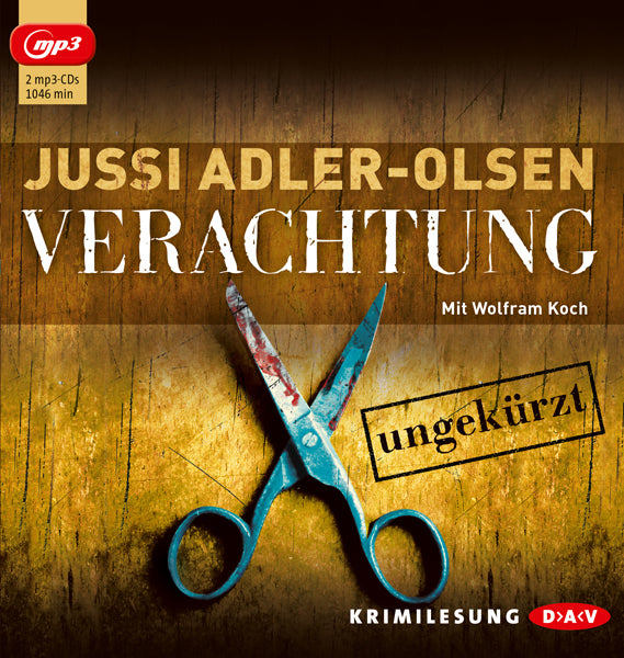 Verachtung. Der vierte Fall für Carl Mørck, Sonderdezernat Q, 2 Audio-CD, 2 MP3 (Jussi Adler-Olsen)